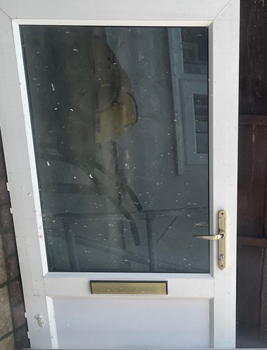 Upvc double glazed front - front, door