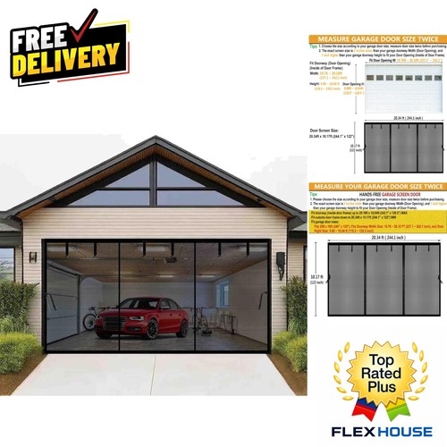 Magnetic garage door - magnetic, screen