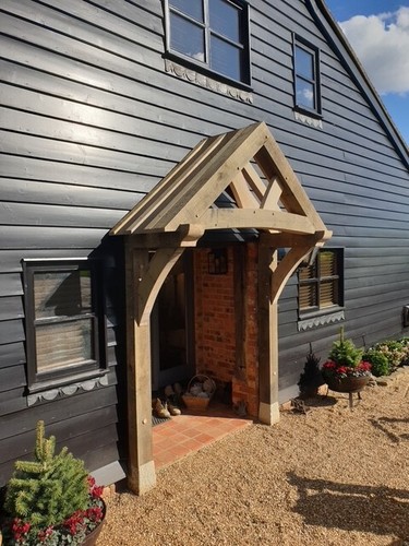 Oak framed porch - oak,