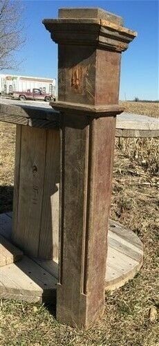 Newel post porch column - porch, wood