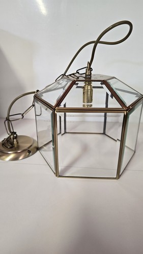 Vintage antique brass lantern - vintage,