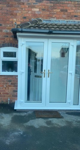French doors porch - doors, upvc
