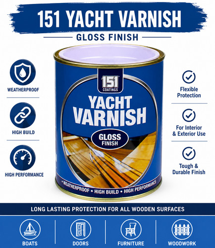 151 yacht varnish - gloss, finish