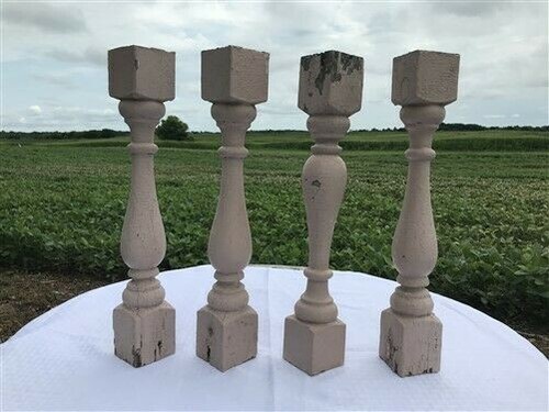 Vintage wood balusters - wood,