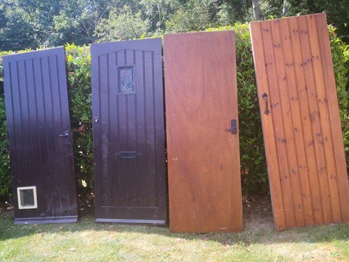 Wooden front back interior - back, interior/
