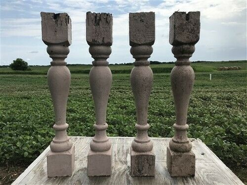 Vintage wood balusters - vintage,