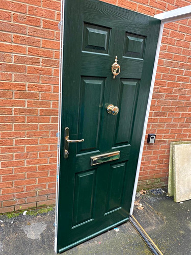 Upvc green white - 6, panel