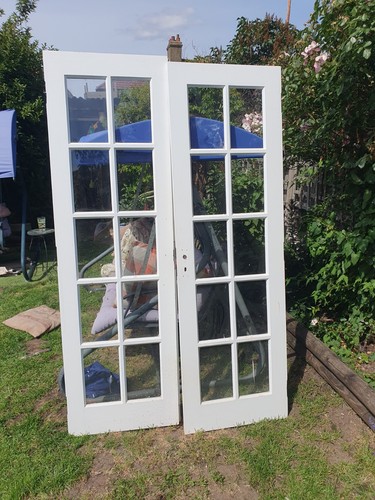 Pair glazed doors - of,