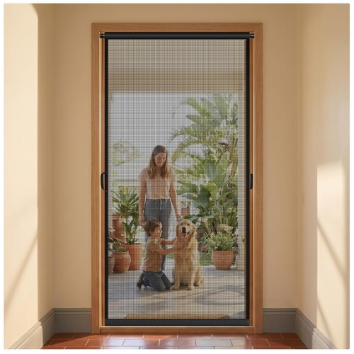 Versatile hanging screen door - hanging,