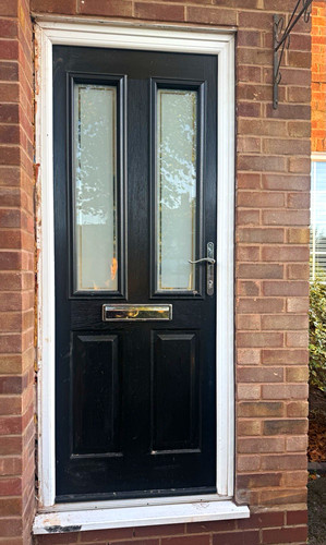 Solidor composite black front - black,