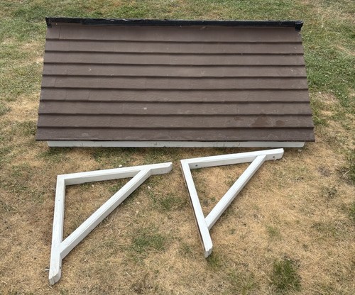 Fibreglass door porch - door,