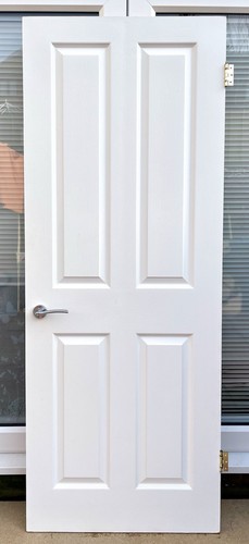 White internal door woodgrain - ,